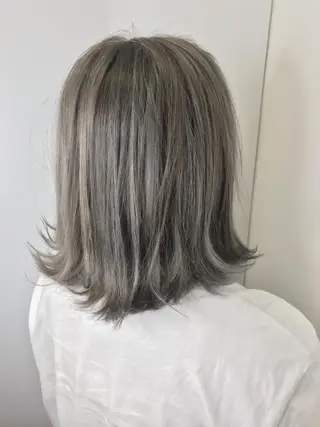 ショート カラー Blue hair lau所属・中川 仁のヘアスタイル