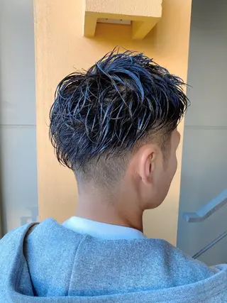 ショート パーマ メンズ lond strada所属・🌟モテ髪ショート 🌟店長　津賀涼のヘアスタイル