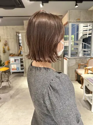 ショート カラー sea by luvismけやき通り2号店所属・ボブ/ショート/ 縮毛矯正/岸本恭明のヘアスタイル