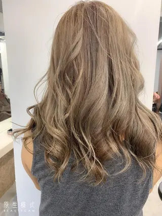 ロング 🌟髪質改善ケアカラ ー美髪縮毛矯正y🌟のヘアスタイル