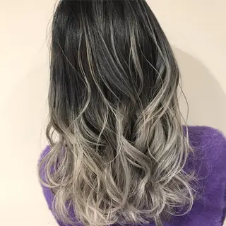 ミディアム カラー AMI Hair  supply所属・髪質改善カラー 韓国風レイヤーのヘアスタイル