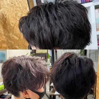 ショート メンズ かんばら りょーいのヘアスタイル