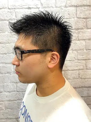 ショート メンズ 銀座マツナガ新宿野村ビル店所属・メンズカット 佐藤優菜のヘアスタイル