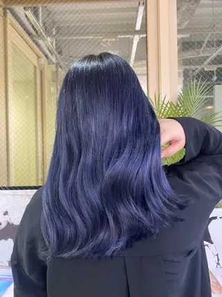 ロング ハイトーン&髪質改善 &韓国エクステ🤎のヘアスタイル