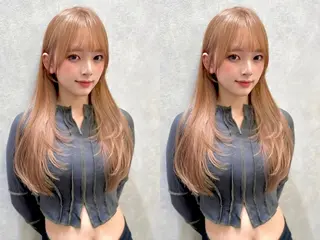 セミロング 谷川が作る熊本1🥇 レイヤーカットのヘアスタイル