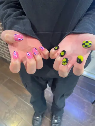 ネイル メンズ/艶髪/カラー サクラ🌸のヘアスタイル