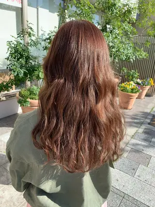 セミロング カラー 髪質改善美容室Lust所属・美容室Lust💚 嶋崎　鷹のヘアスタイル