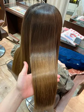 ロング 松村　由莉香/ カラー/髪質改善のヘアスタイル