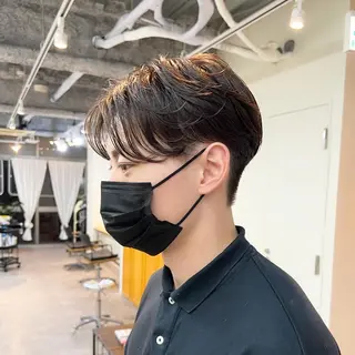 カラー パーマ メンズ スパイキーショート/ メンズヘア/hugeのヘアスタイル