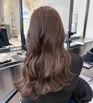 ロング カラー Ardore 韓国風カラー大阪のヘアスタイル