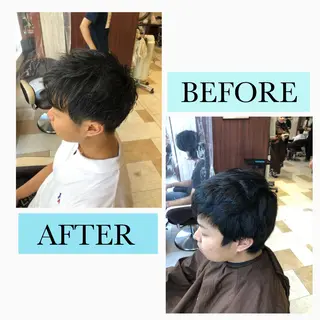 ミディアム メンズ ツイスパ/メンズ特化 🦋𝑺𝑶𝑵𝑬のヘアスタイル