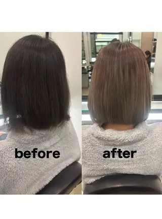 ミディアム YUTO歴9年 ベージュの透明感得意のヘアスタイル