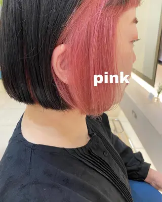 ショート カラー sea's所属・ヒラカホ/矢場町/ ブリーチ/似合わせのヘアスタイル