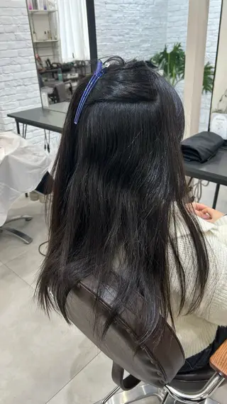 ロング カラー 小澤 一稀のヘアスタイル