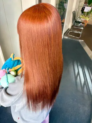 ロング カラー 高田 羊真のヘアスタイル