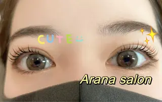 パーマ Aranasalon 池袋店のマツエク・マツパデザイン