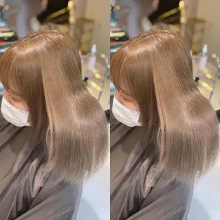 ミディアム カラー ヘアアレンジ ekolu北梅田店所属・梅田中崎町髪質改善 /オキヒロト/エコルのヘアスタイル