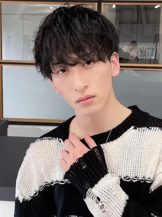 メンズ パーマ STAR TOKYOのヘアスタイル