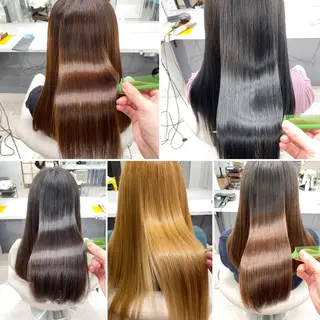 ロング 京都レイヤーカット/ 縮毛矯正/羽柴りくのヘアスタイル