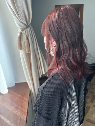 ロング カラー 兼子莉彩 ／暗髪🤎／暖色🍒のヘアスタイル