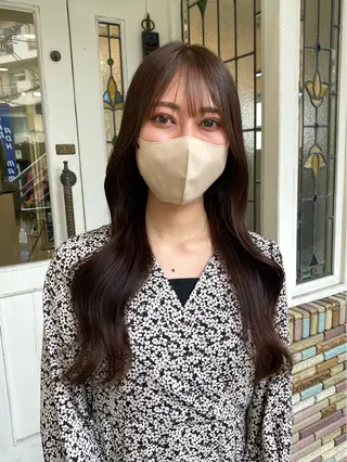 ロング 【艶ヘア】 どうまえのヘアスタイル