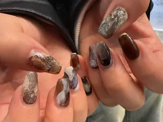 ネイル 《ニュアンスネイル》 risaのネイルデザイン