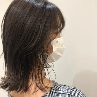 セミロング 銀座/レイヤーカット 🤍内野すみれのヘアスタイル
