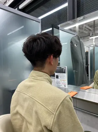 ショート パーマ 大人ショート 江坂　今井魁人のヘアスタイル