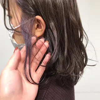 ミディアム カラー 【暖色カラー特化】 中山由梨のヘアスタイル