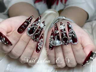 ネイル E.N🦋 長さ出し/持ち込みのネイルデザイン