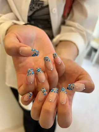 ネイル 🫧飛山琉桜/二条 ネイルアート/束感のマツエク・マツパデザイン