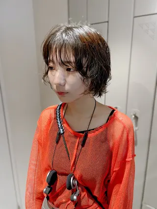 ショート パーマ Miyamoto Yasuchikaのヘアスタイル