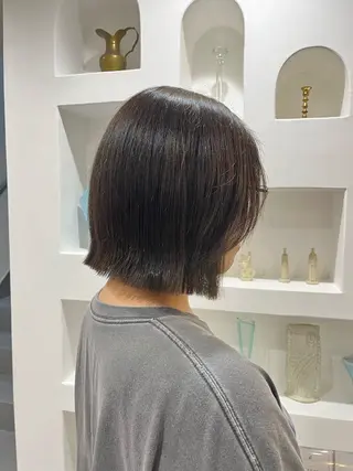 ミディアム カラー 伊藤 ゆいなのヘアスタイル