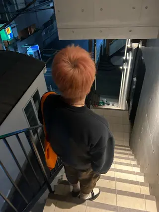 ショート カラー メンズ 石原 実のヘアスタイル