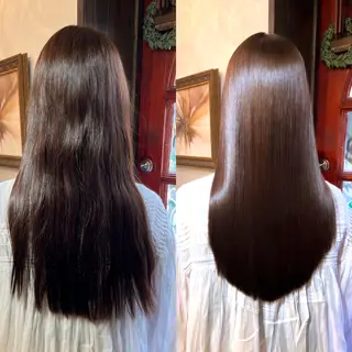 ロング カラー Reve所属・那須野 美月のヘアスタイル