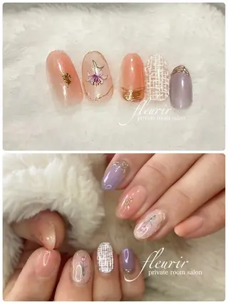 ネイル フルリール 【プライベートサロンのネイルデザイン