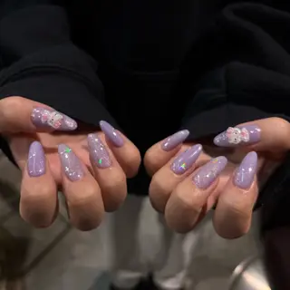 ネイル AMRITA omotesando所属・艶ｶﾗｰ･:*個性派 ﾈｲﾙ🦋mire-のネイルデザイン