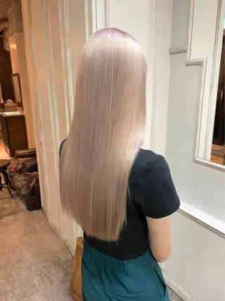 ロング カラー GOTODAY SHAIRE SALON 原宿verno店所属・【センターパート】 大竹 龍之介のヘアスタイル