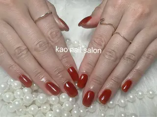 ネイル kao nail マグネット/長さだしのネイルデザイン