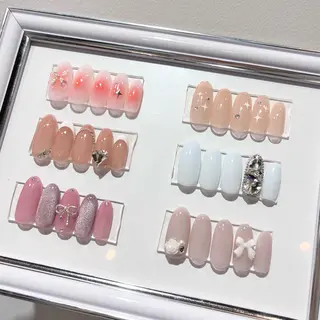 ネイル hair and beauty QUATRO 赤塚店所属・Allure赤塚店 鈴木果凜のネイルデザイン