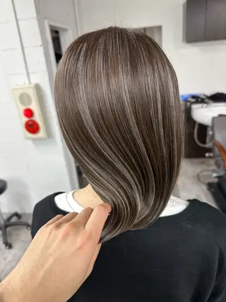 ロング カラー ヘアアレンジ 久米 治仁のヘアスタイル