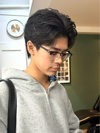 パーマ メンズ シャドウパーマ/ 波巻パーマYu-Kiのヘアスタイル