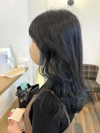 ロング カラー 伊藤ゆかり/髪質改善 /透明感カラーのヘアスタイル