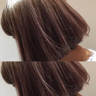 ミディアム カラー THE DAY所属・AKI HASHIMOTOのヘアスタイル