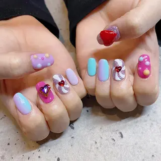 ネイル To Me Nail所属・🩵 mei🩵のネイルデザイン