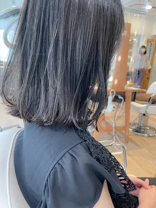 ミディアム カラー ✨カラー支持No.1 🧸ワキ カナコ🧸のヘアスタイル