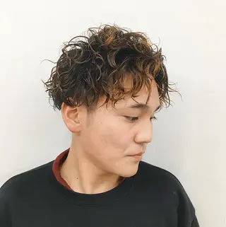 パーマ メンズ メンズサロンLOSS所属・メンズサロン rootのヘアスタイル