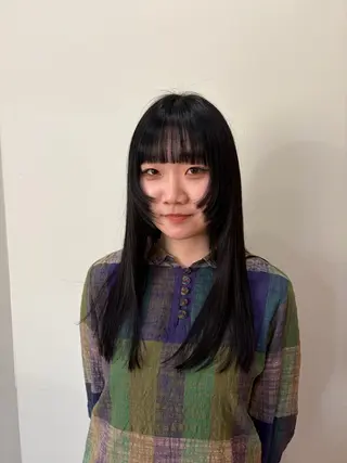 ロング 艶髪☆顔周りカット /秋田 遥華のヘアスタイル