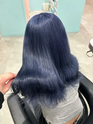 ロング カラー エフェクトブリーチ／ レイヤーカット／翔のヘアスタイル