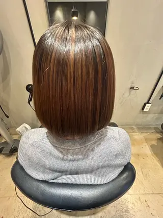 ショート ブリーチ /透明感カラー/のヘアスタイル